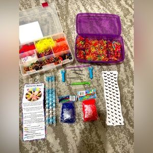 RAINBOW LOOM BANDZ Huge Craft Lot